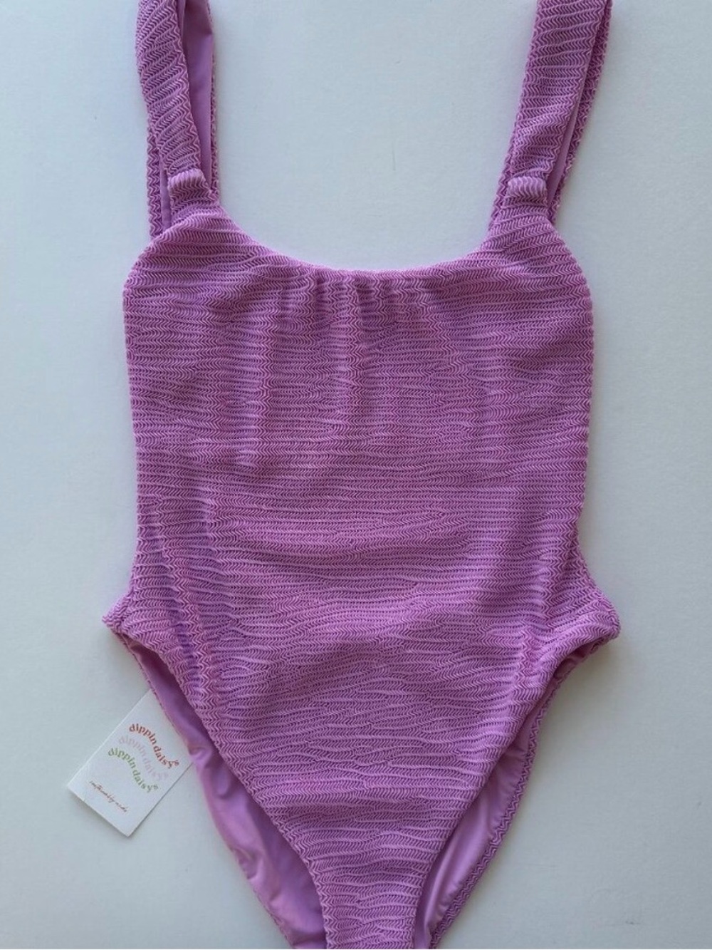 Dippin' Daisy's Lilac/Purple Textured One-Piece Swimsuit